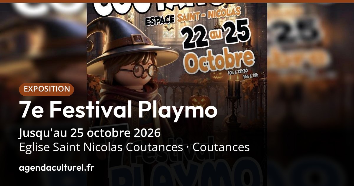 7e Festival Playmo à Coutances du 22 au 25 octobre 2026