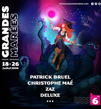 Festival Grandes Marées 2026 affiche