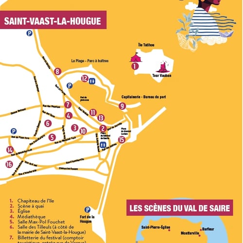 Plan Les Traversées Tatihou