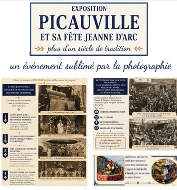 Exposition : Picauville et sa fête Jeanne d'Arc, un événement sublimé par la photographie