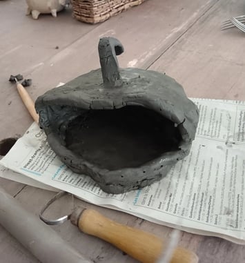 Atelier modelage : godet pour saline