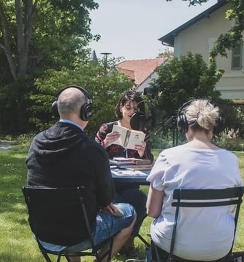 Le Bar à lectures par la compagnie Les Écriés