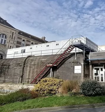 Visite guidée historique du blockhaus du Centre Hospitalier Public du Cotentin