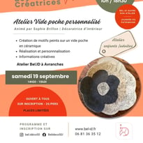 Vide-poche personnalisé