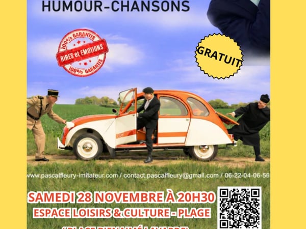 "Rires avant tout" spectacle Music-hall avec Pascal Fleury