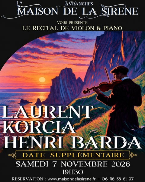 Concert musique classique : Laurent Korcia et Henri Barda