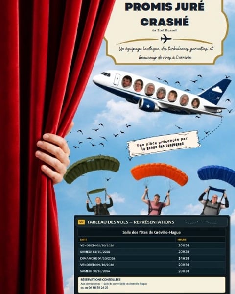 Théâtre "Promis, Juré Crashé"