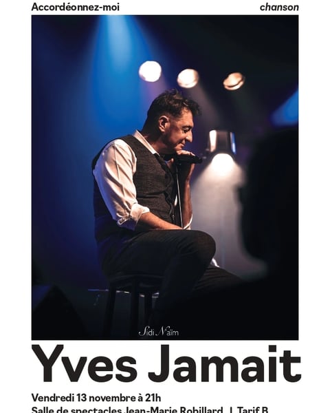 Concert du mois - Yves Jamait