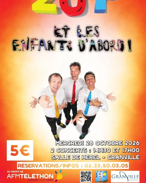 Concert Zut et les enfants d'abord - Au profit du Téléthon
