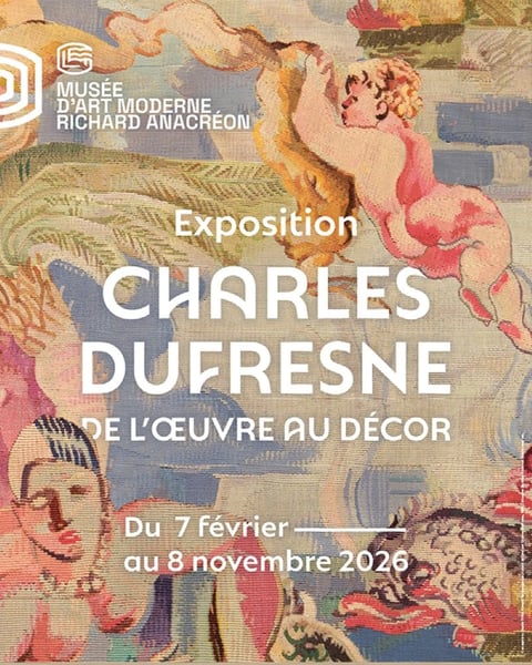 Exposition au Musée d'art moderne Richard Anacréon  : Charles Dufresne, de l'œuvre au décor