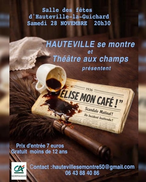 Théâtre "Élise ! Mon café !"