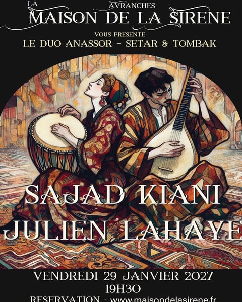 Concert - Musique du monde > Duo Anassor - Improvisations persanes