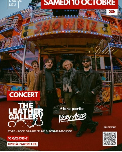 Concerts - The Leather Gallery (+1ère partie Very Apes)