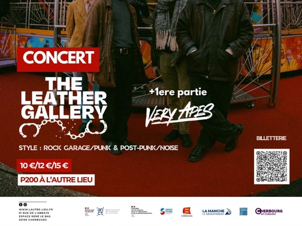 Concerts - The Leather Gallery (+1ère partie Very Apes)