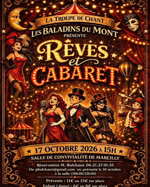 Spectacle "Rêves et cabaret"