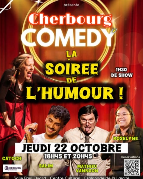 Cherbourg Comedy Festival 18h45 et 20h45