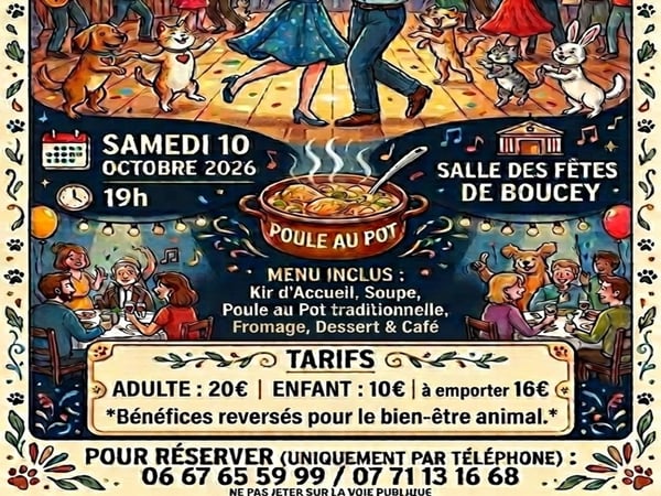 Soirée dansante au profit de la cantine des patounes