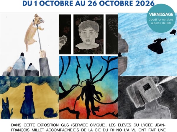 Exposition "Sur Alexis le Russe" par Gus et les élèves du lycée Millet
