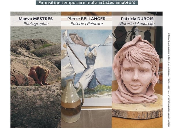 Exposition temporaire multi artistes amateurs