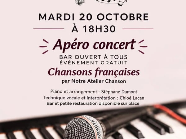 Apéro-concert avec : Notre Atelier Chanson