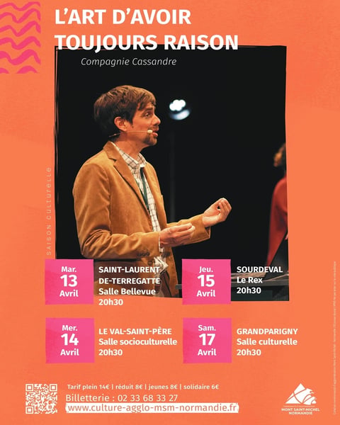 Saison Culturelle > Théâtre "L'art d'avoir toujours raison"