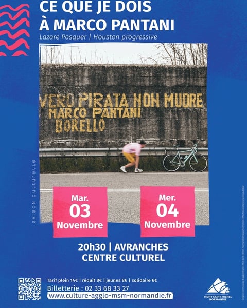 Saison culturelle > Théâtre "Ce que je dois à Marco Pantani"