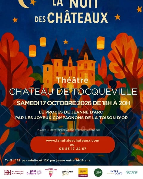 La Nuit des châteaux : Pièce de Théâtre "Le procès de Jeanne d'Arc"