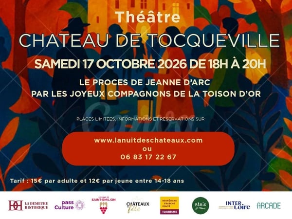 La Nuit des châteaux : Pièce de Théâtre "Le procès de Jeanne d'Arc"