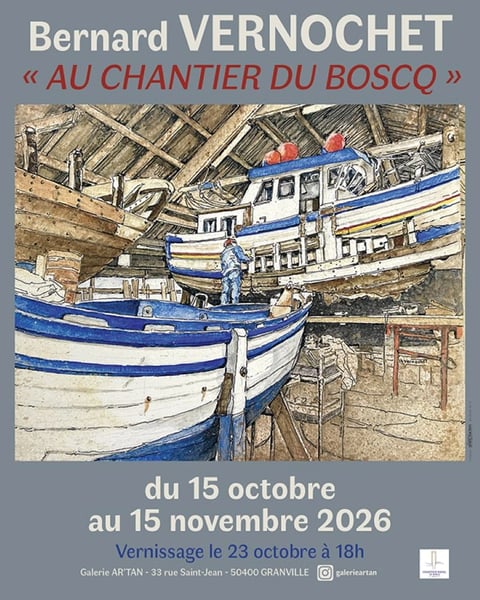 Bernard Vernochet "Au chantier du Boscq"