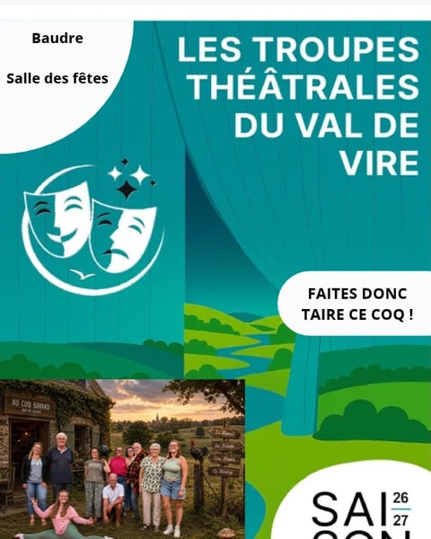 Troupes théâtrales du Val de Vire > "Faites donc taire ce coq !"