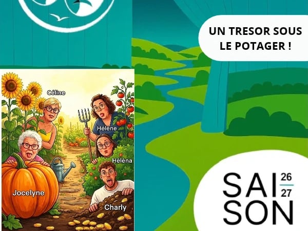 Troupes théâtrales du Val de Vire > "Un trésor sous le potager !"