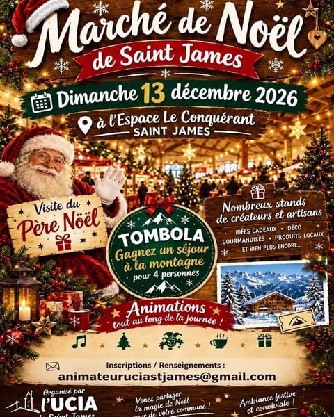Marché de Noël  à Saint-James