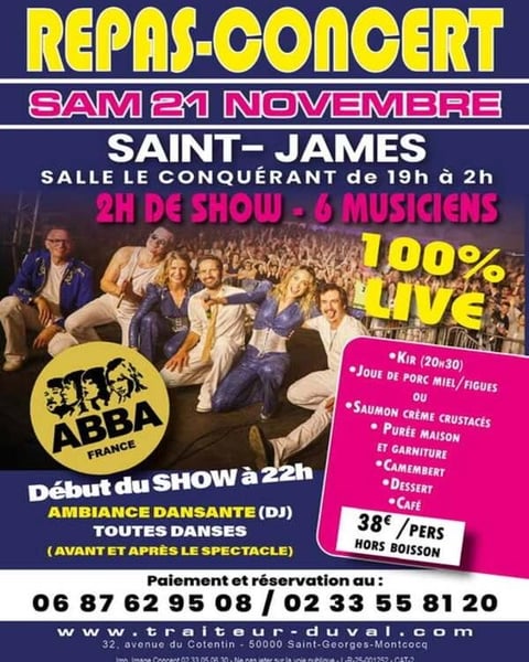 Repas-Concert ABBA