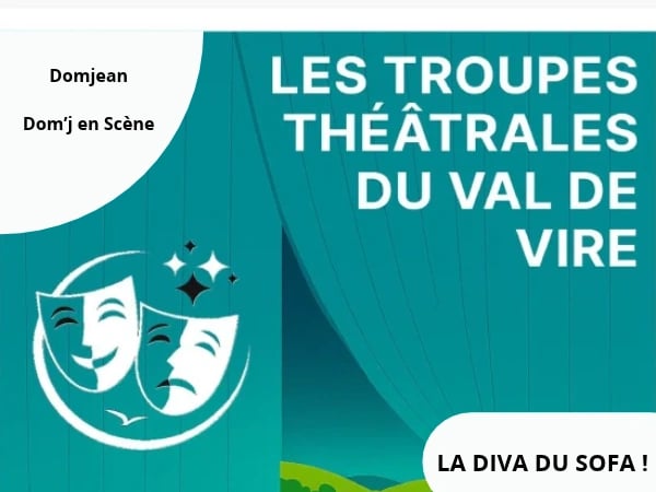 Troupes théâtrales du Val de Vire : La diva du sofa !