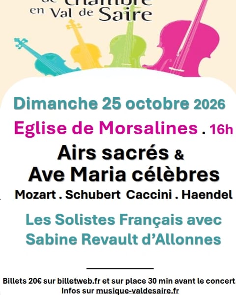 Concert : Airs sacrés & Ave Maria célèbres