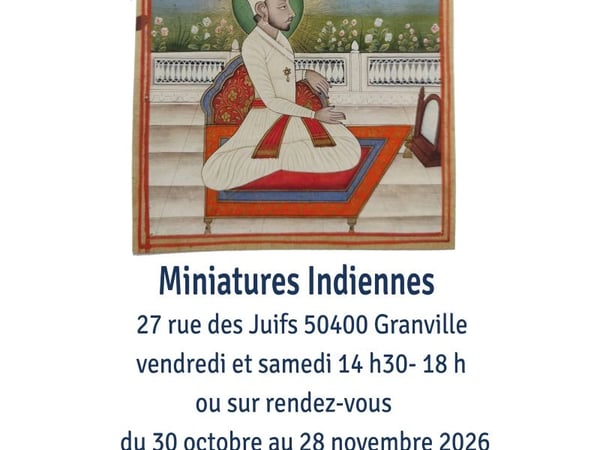 Exposition - miniatures indiennes