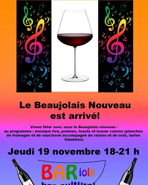Le Beaujolais Nouveau est arrivé !